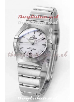 Omega Constellation 29MM Stainless Steel White Dial Automatic Super Clone Watch 