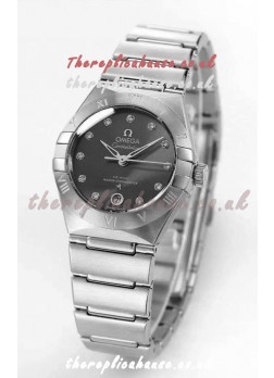 Omega Constellation 29MM Stainless Steel Grey Dial Automatic Super Clone Watch 