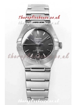 Omega Constellation 29MM Stainless Steel Grey Dial Automatic Super Clone Watch 