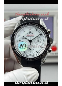 Omega Speedmaster Moonwatch Chronograph White Dial Super Clone Watch 