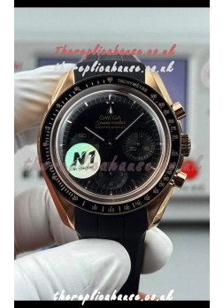Omega Speedmaster Moonwatch Rose Gold Black Dial 42MM Super Clone Watch 