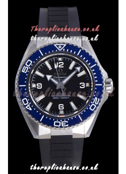 Omega Seamaster Planet Ocean Blue Bezel Rubber Strap 42MM Super Clone Watch 