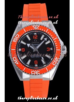 Omega Seamaster Planet Ocean Orange Bezel Rubber Strap 42MM Super Clone Watch 
