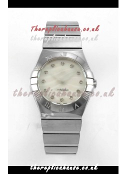 Omega Constellation 28MM Pearl Textured Dial QUARTZ Super Clone Watch 