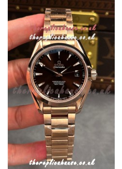 Omega De-Ville Rose Gold Brown Dial 41MM Super Clone Watch 
