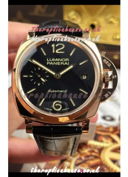 Panerai Luminor Due PAM908 38MM Rose Gold Super Clone Watch 