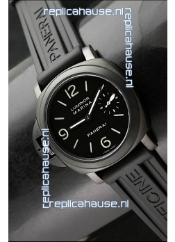 Panerai Luminor Marina Left Hand Wind PVD Swiss Watch
