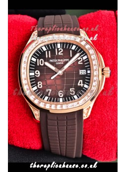 Patek Philippe Aquanaut 5167 Rose Gold Brown Dial 38.5MM Watch