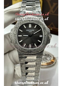 Patek Philippe Nautilus 5711/1500A Black Dial Children Action Super Clone Watch 