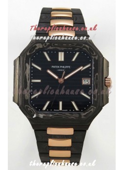Patek Philippe Cubitus Two Tone Carbon Casing Super Clone Watch 