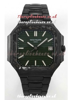 Patek Philippe Cubitus Carbon Casing Green Dial Super Clone Watch 