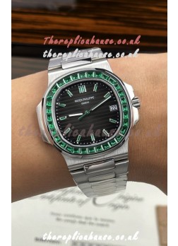Patek Philippe Nautilus 5723 Black Dial Red Rubies Super Clone Watch 