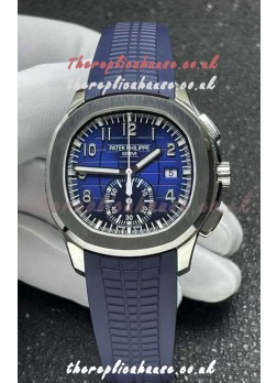 Patek Philippe Aquanaut 5968 Steel Case Blue Dial Super Clone Watch 