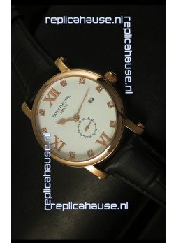 Patek Philippe Calatrava Rose Gold Diamonds Hour Markers