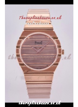 Piaget Polo 79 Rose Gold Case/Pink Dial 39MM Super Clone Watch 