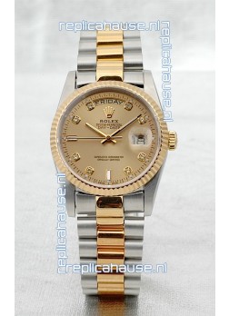 Rolex Day Date Two Tone Japanese Replica Watch
