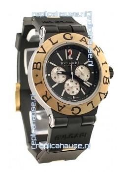 Bvlgari Scuba Swiss Body Japanese Watch in Black Dial