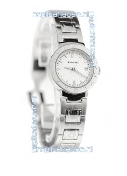 Bvlgari Quartz Japanese Watch in Silver Dial