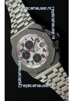 Audemars Piguet Royal Oak Offshore Panda Swiss Watch - Secs hands at 12 O clock