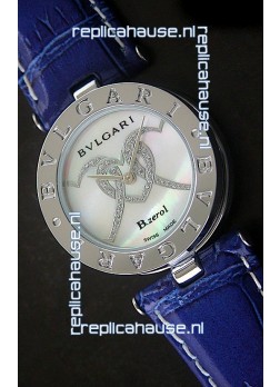 Bvlgari B.zerol Japanese Replica Quartz Watch in White Dial