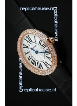 Cartier Ellipse Ladies Replica Watch in Pink Gold