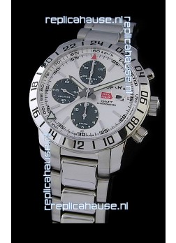 Chopard Mille Miglia GMT Swiss Replica Watch in White Dial