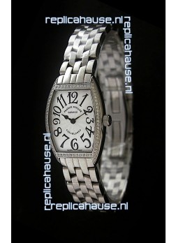 Franck Muller Casa Blanca Japanese Replica Watch in White Dial