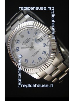 Rolex Datejust II 41MM with Cal.3136 Movement Swiss Replica Watch in Arabic Numerals