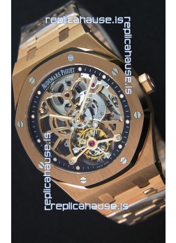 Audemars Piguet Royal Oak Tourbillon Extra-Thin Openworked Rose Gold Watch
