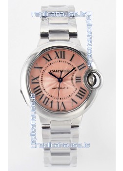 Ballon De Cartier Swiss Automatic 1:1 Mirror Quality 33MM in Steel Casing