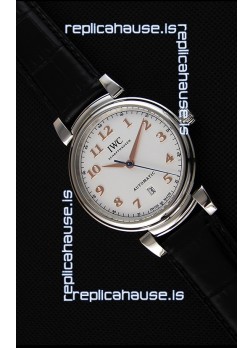 IWC Schaffhausen DA Vinci IW356601 Automatic Swiss Watch White Dial 1:1 Mirror Replica 