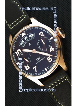 IWC Big Pilot Annual Calender Antoine de Saint Exupéry Brown Dial IW502706 1:1 Mirror Replica