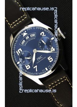 IWC Big Pilot Annual Calender Steel Blue Le Petit Prince Edition 1:1 Mirror Replica