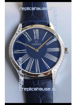 Omega De Ville Tresor Edition Swiss Quartz Watch 36MM Steel Casing White Dial