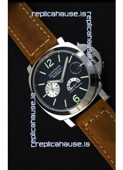 Panerai Luminor Power Reserve Japanese Replica Watch in Steel Case