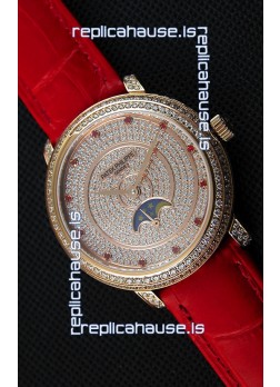 Patek Philippe Complications 4968/R Swiss Replica Rose Gold Case Watch 