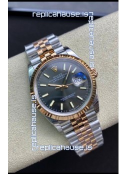 Rolex Datejust 126231 36MM Swiss 1:1 Mirror Replica Watch in 904L Steel - Grey Dial