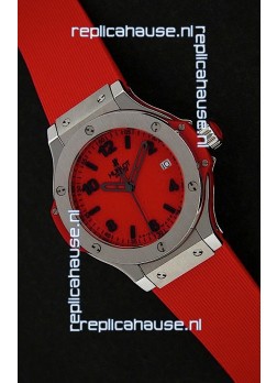 Hublot Big Bang King Swiss Quartz Watch in Red 
