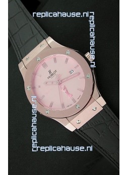 Hublot Classic Fusion FIFA Edition Swiss Watch in Pink Gold Case