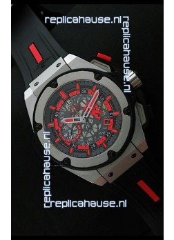 Hublot Big Bang King Power Red Devil Swiss Watch Steel Case