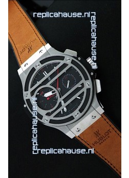 Hublot Big Bang Chukker Swiss Replica Watch in Stainless Steel - 1:1 Mirror Replica Watch