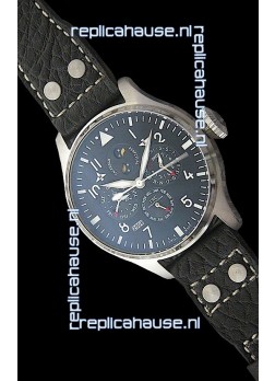 IWC Schaffhausen Japanese Replica Watch in Black Dial