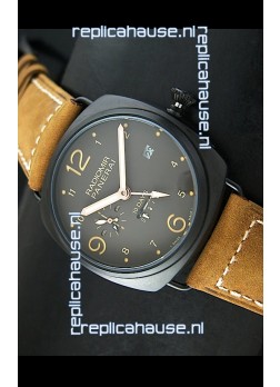 Panerai Radiomir PAM497 10 Days Japanese Replica Watch in PVD Case