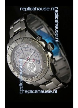 Rolex Yachtmaster II Japanese Replica Watch Silver Dial