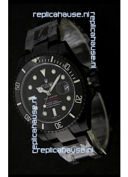 Rolex Submariner Pro Hunter Japanese PVD Watch in Black Carbon Dial