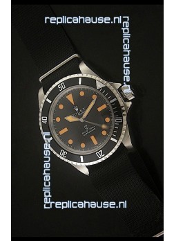 Rolex Vintage Submariner Japanese Replica Watch in Orange Markers