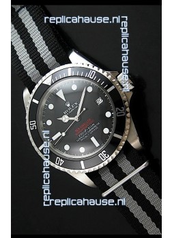 Rolex Oyster Vintage Date Sea-dewller Submariner Japanese Replica Watch in Black Dial