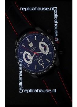 Tag Heuer Grand Carrera Two Tone Japanese Watch in black Dial