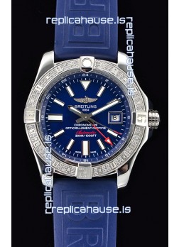 Breitling Avenger II Steel GMT Swiss Watch 1:1 Ultimate Edition - Blue Dial