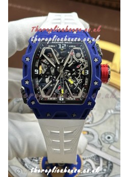 Richard Mille RM35-03 Rafael Nadal Edition Blue Quartz TPT Super Clone Watch 